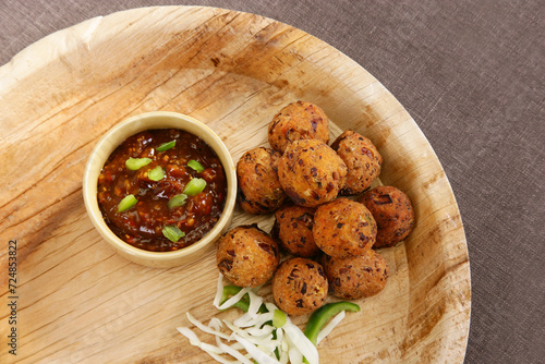 Veg Dry Manchurian Or Gravy Manchurian photo