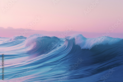 Abstract image of waves in the sea