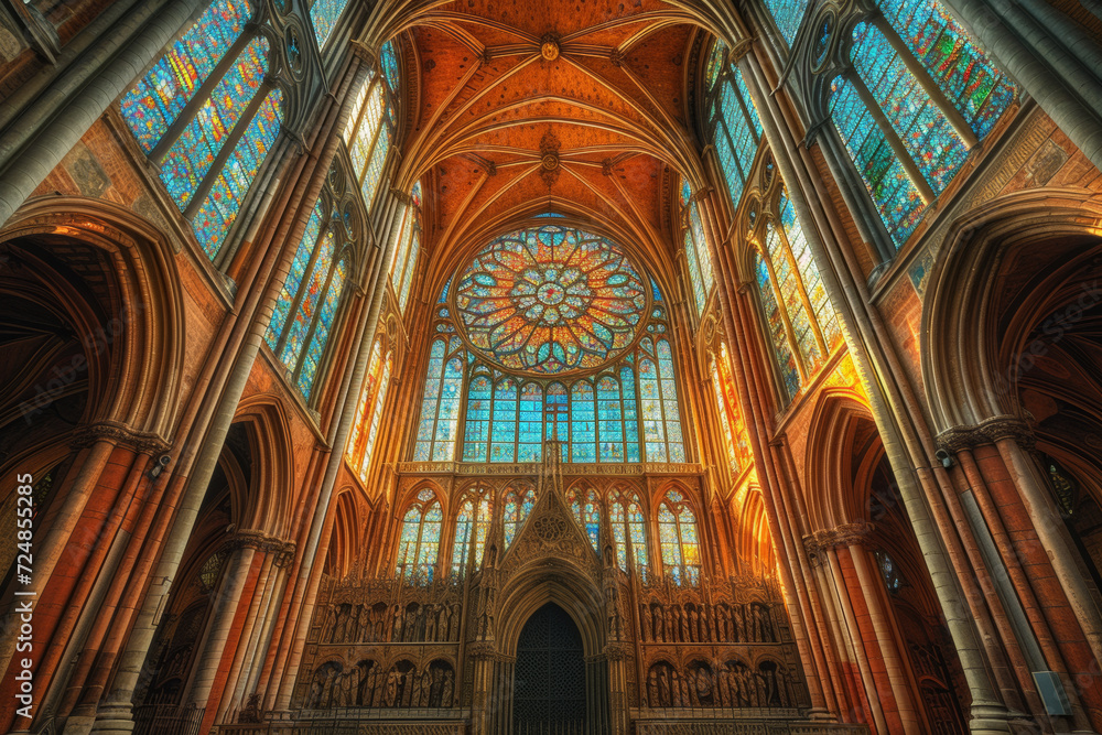 a beautiful gothic cathedral a beautiful gothic cathedral