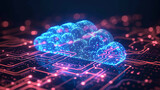 Cloud computing network infrastructure working on big data make user can remote access cross platform
