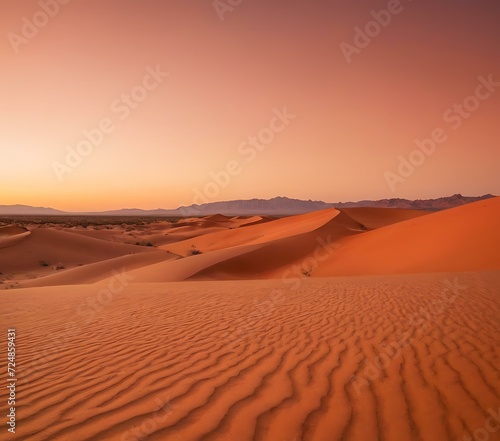 Warm gradient of desert colors from sandy beige to burnt orange