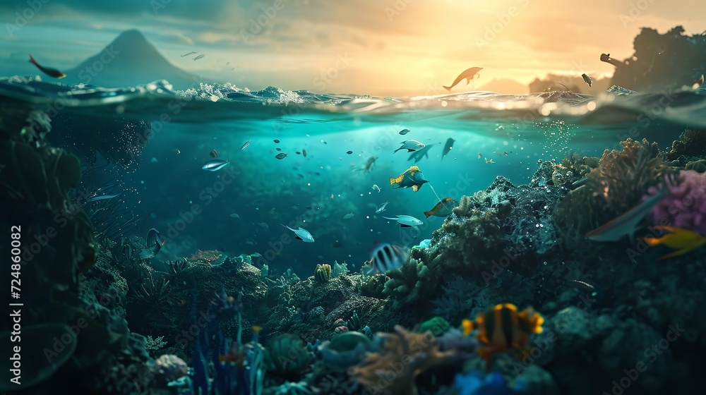 Save the ocean saving water and world environment Save the ocean saving water and world environment