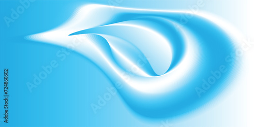 Gradient background, color gradation circle with grain noise texture, vector watercolor holographic blur. Abstract color gradient blend mesh of blue neon iridescent colors