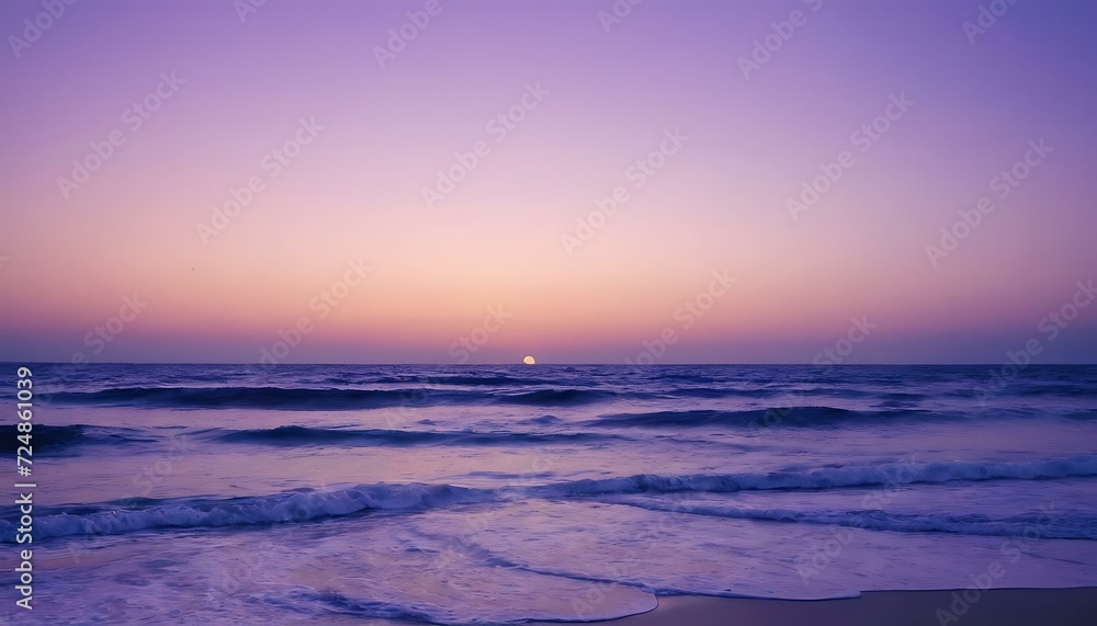 Oceanic twilight gradient from deep navy to lavender