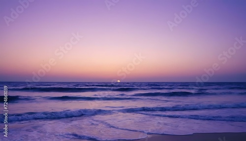 Oceanic twilight gradient from deep navy to lavender