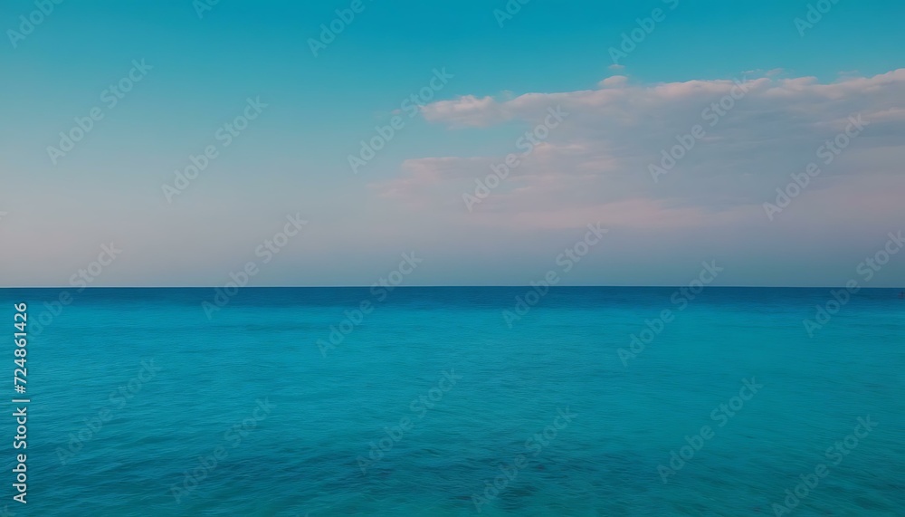 Oceanic dreamscape gradient from aquamarine to cerulean