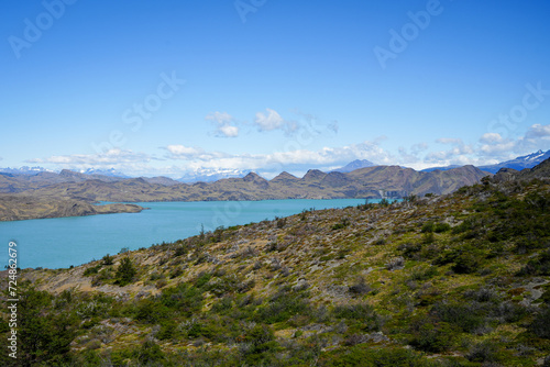 Blue Mountain Lake - Patagonia, Torres del Paine National Park  © JK-A