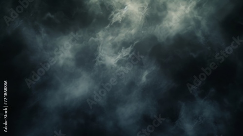 Abstract white smoke texture on a black background,Artistic Elements for Digital Photography and Design. Abstract, Light, Hazy Textures, and Floating Particles for Mysterious Effects.halloween 