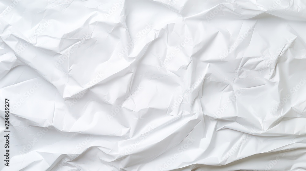 White crumpled paper texture background. White crumpled paper texture background.