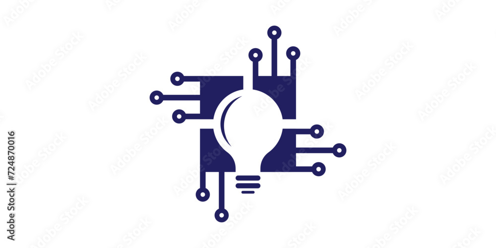 logo design bulb tech,logo design template symbol icon idea. logo design bulb tech,logo design template symbol icon idea.