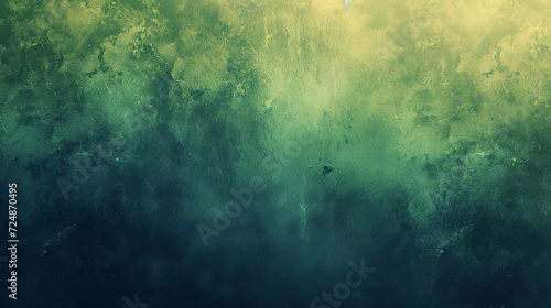 粒状のノイズとグラデーションの抽象的な背景画像 緑系色 Gradient rough abstract background with grainy noise. Green [Generative AI] © Tatsuya