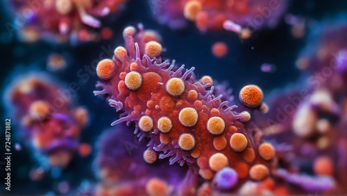 Viruses and bacteria close-up © Alexey Akimov