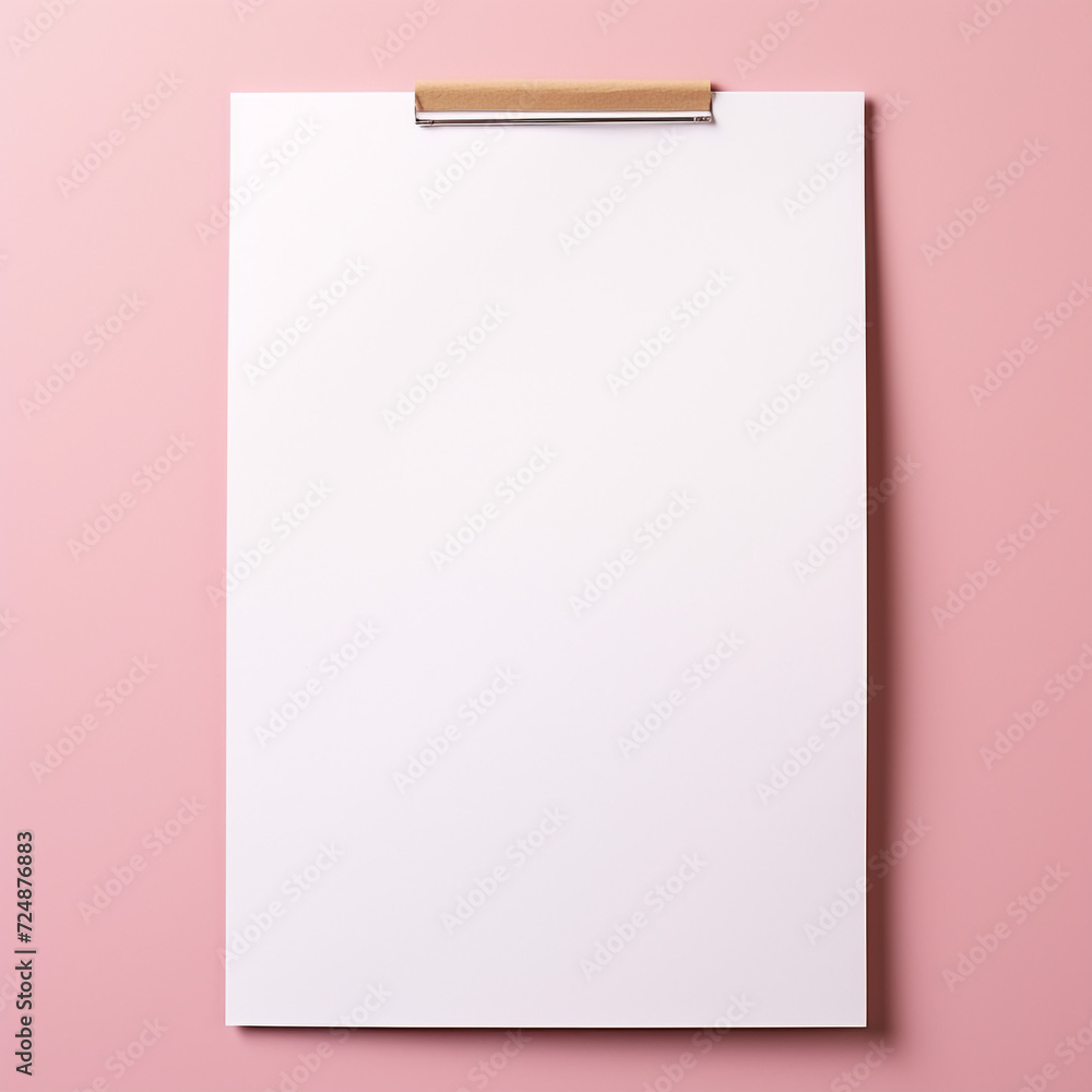 two hands holding a empty paper list сreated with Generative Ai two hands holding a empty paper list сreated with Generative Ai