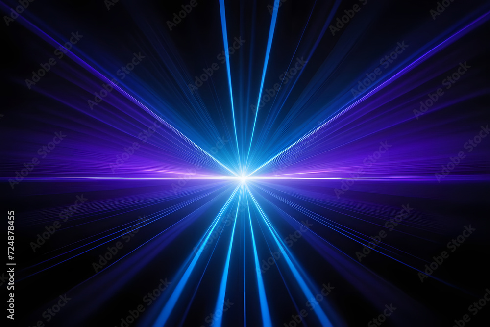Stunning Blue and Purple Laser Beams Creating Mesmerizing Patterns on a Dark Black Background Stunning Blue and Purple Laser Beams Creating Mesmerizing Patterns on a Dark Black Background