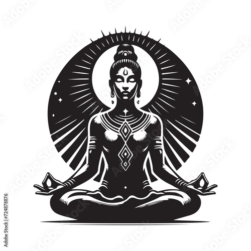 Meditation Illustration
