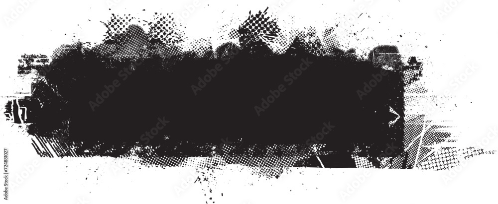 Glitch distorted grange shape . Noise grungy logo . Trendy defect error shapes . Glitched frame .Grunge textured . Distressed effect .Vector shapes Glitch distorted grange shape . Noise grungy logo . Trendy defect error shapes . Glitched frame .Grunge textured . Distressed effect .Vector shapes