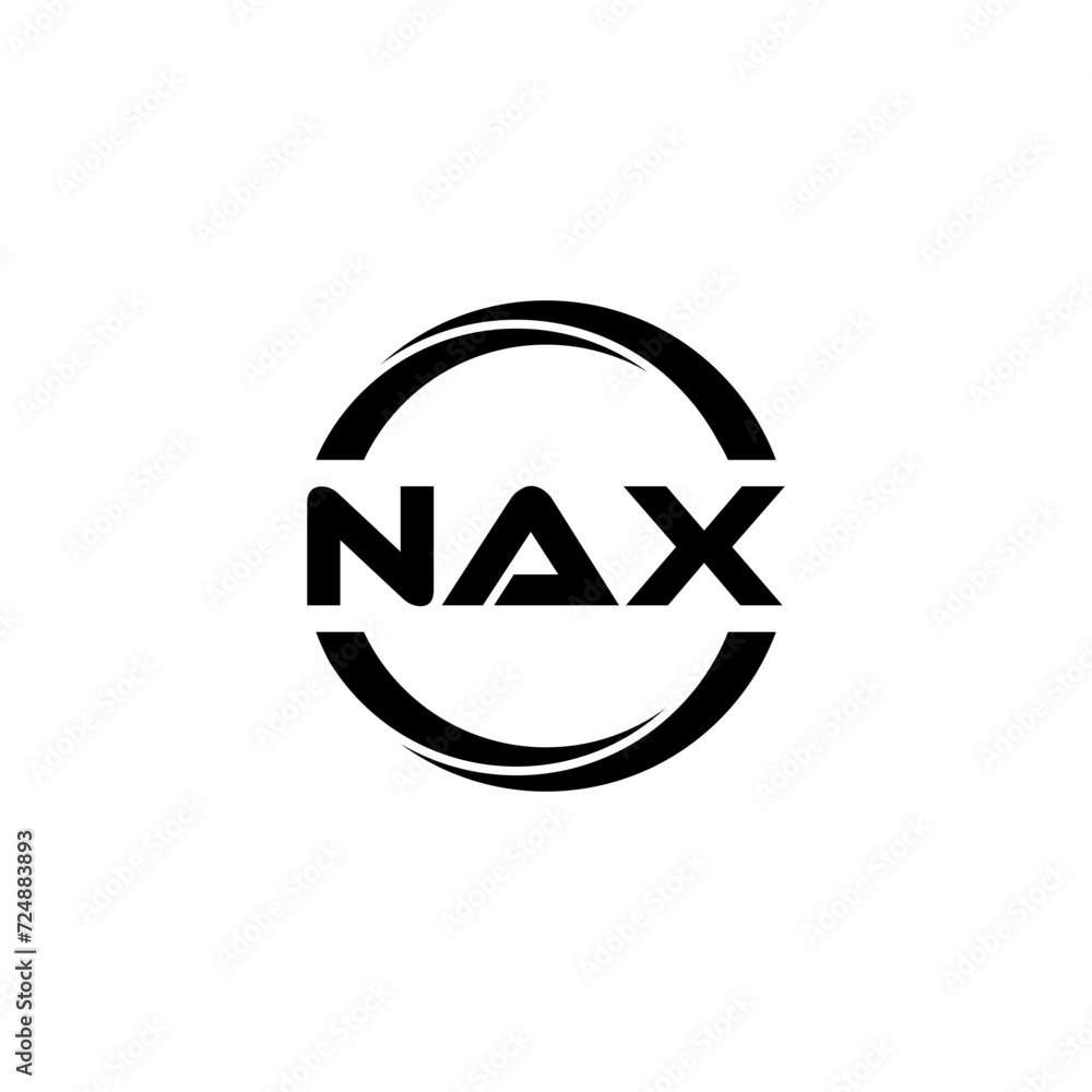 NAX letter logo design with white background in illustrator, cube logo, vector logo, modern alphabet font overlap style. calligraphy designs for logo, Poster, Invitation, etc. NAX letter logo design with white background in illustrator, cube logo, vector logo, modern alphabet font overlap style. calligraphy designs for logo, Poster, Invitation, etc.