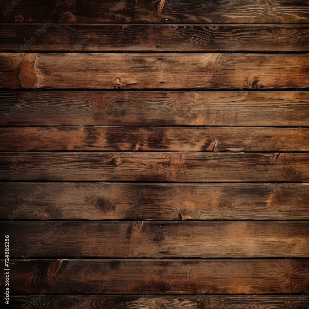 Natural Woodgrain: A Dark Brown Wooden Boards Background with Authentic Texture Natural Woodgrain: A Dark Brown Wooden Boards Background with Authentic Texture