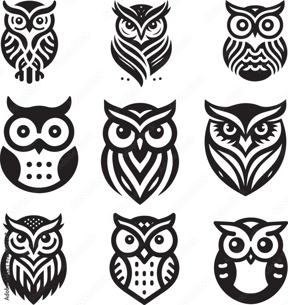 set of owl