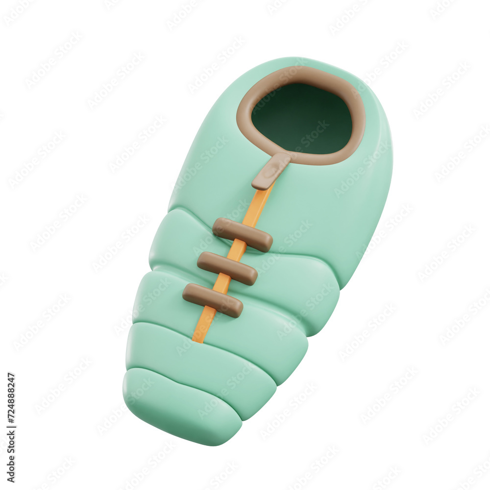 Sleeping Bag 3D Icon Sleeping Bag 3D Icon