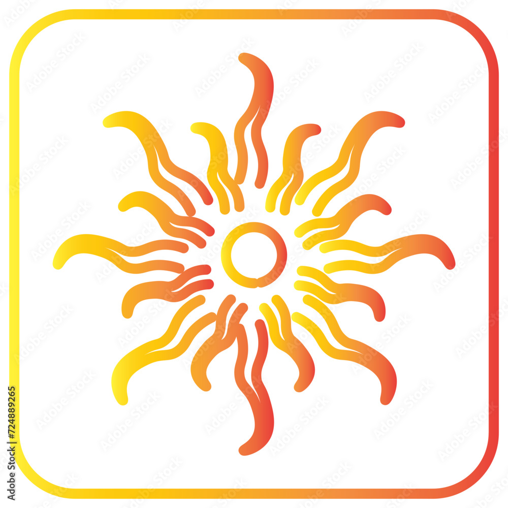 sun gradien icon 2 sun gradien icon 2