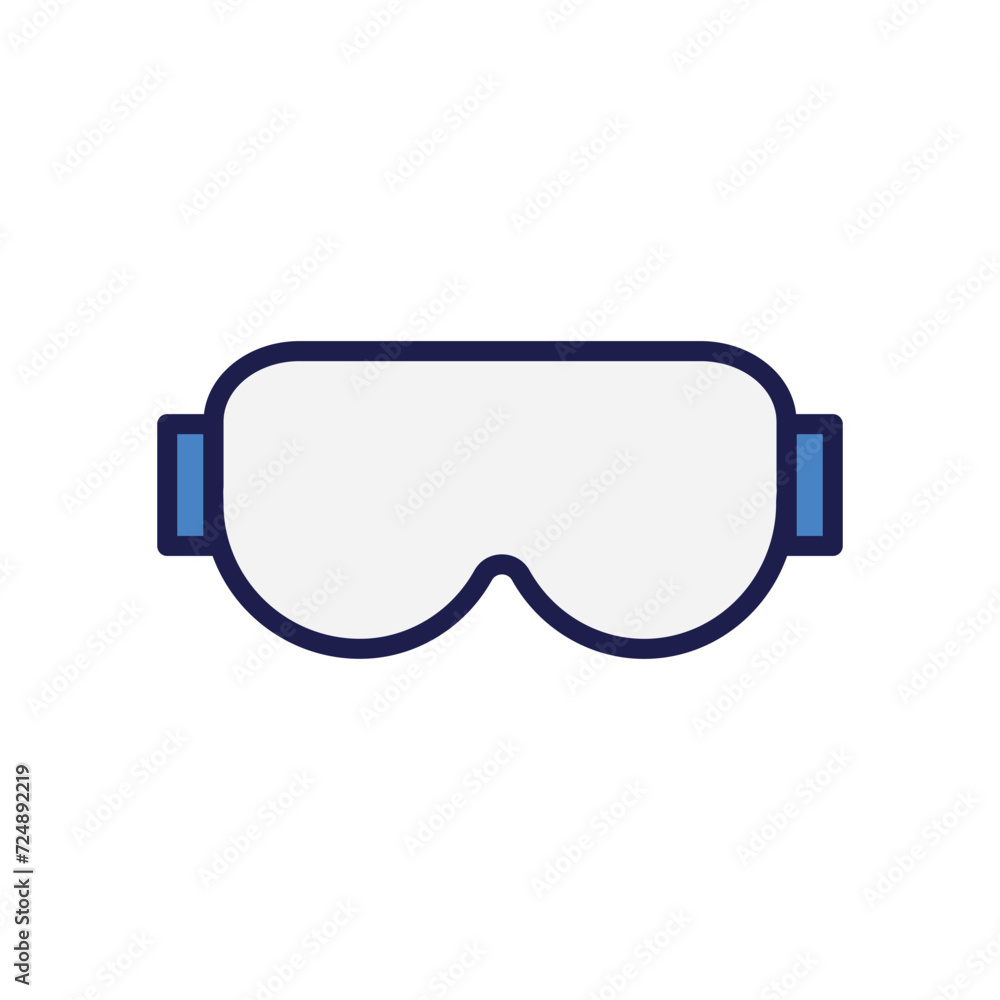 07 ski goggles icon with white background vector stock illustration 07 ski goggles icon with white background vector stock illustration