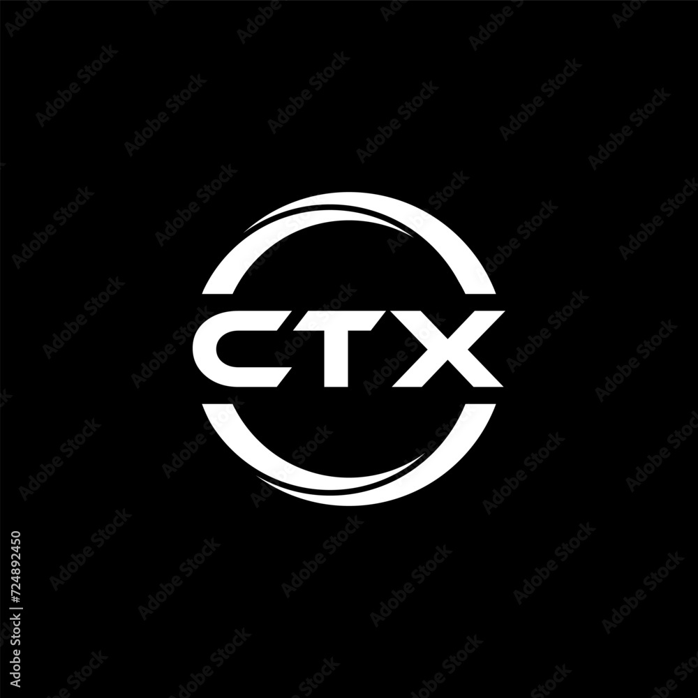 CTX letter logo design with black background in illustrator, cube logo, vector logo, modern alphabet font overlap style. calligraphy designs for logo, Poster, Invitation, etc. CTX letter logo design with black background in illustrator, cube logo, vector logo, modern alphabet font overlap style. calligraphy designs for logo, Poster, Invitation, etc.