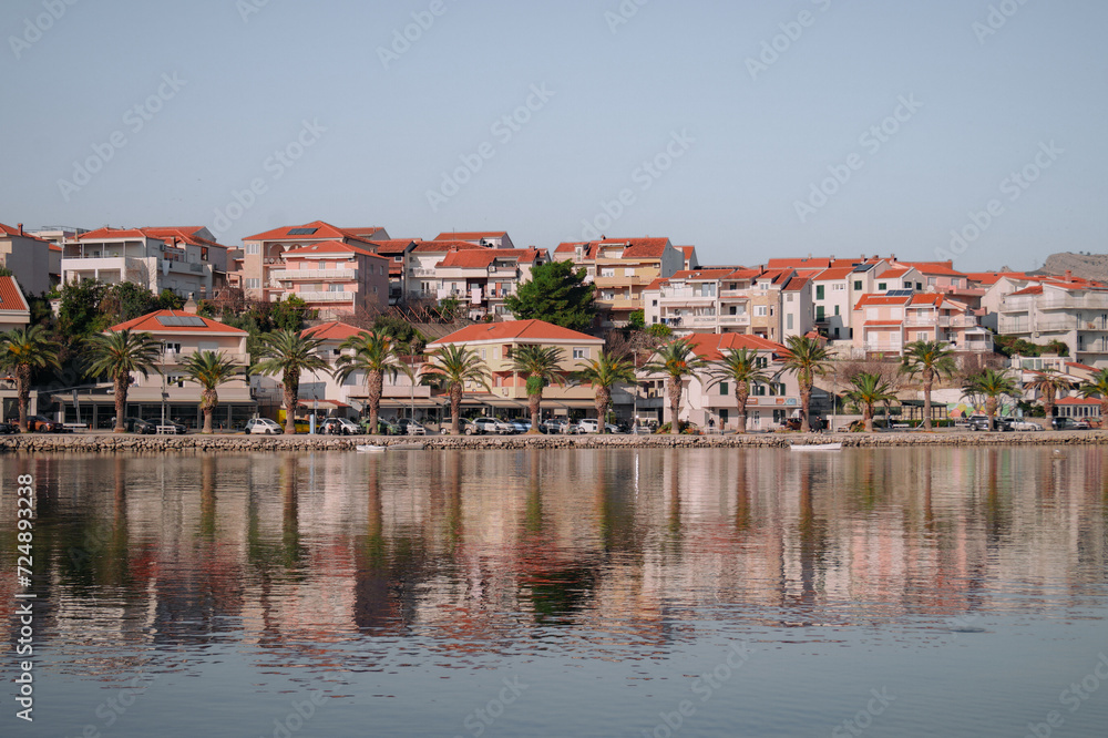 panorama of the town of porto country