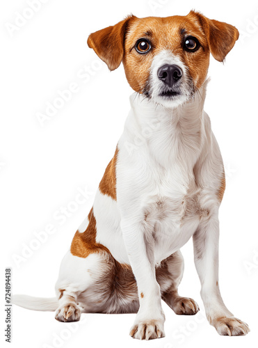 Danish-Swedish Farmdog dog, full body. photo