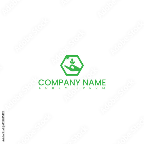 Logo design with creative modern green logo color. Logo design with creative modern green logo color. Abstract letter logo monogram.