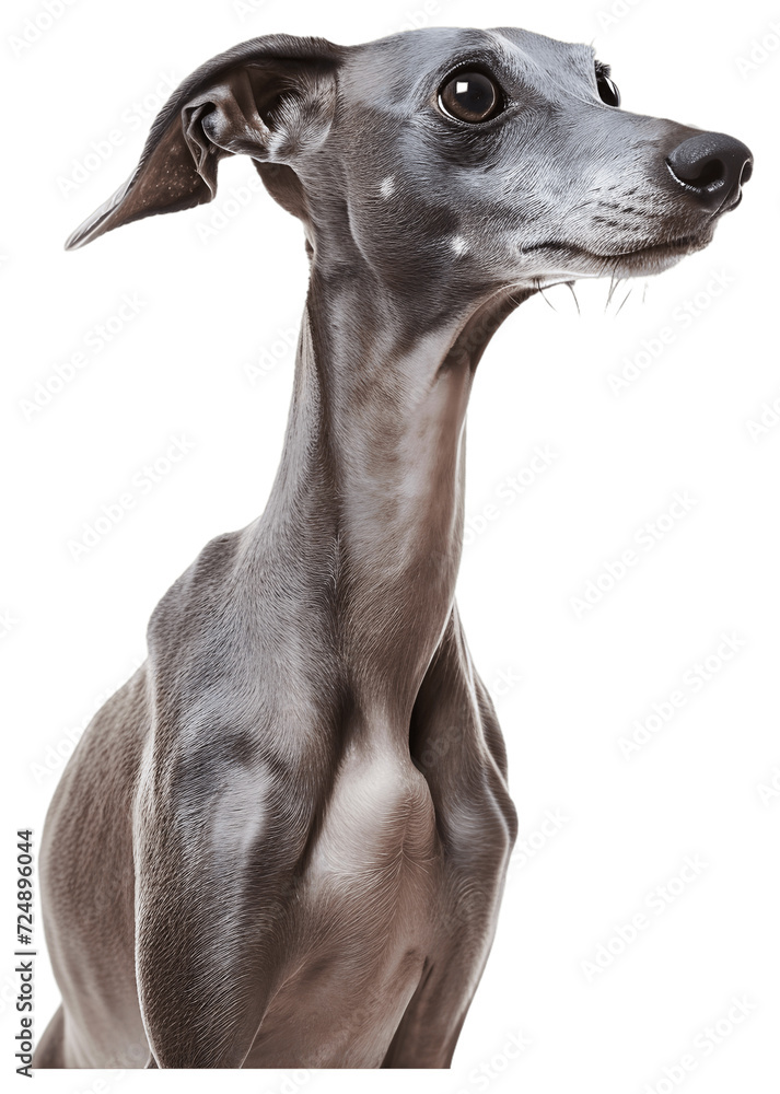 Italian Greyhound dog, full body Italian Greyhound dog, full body