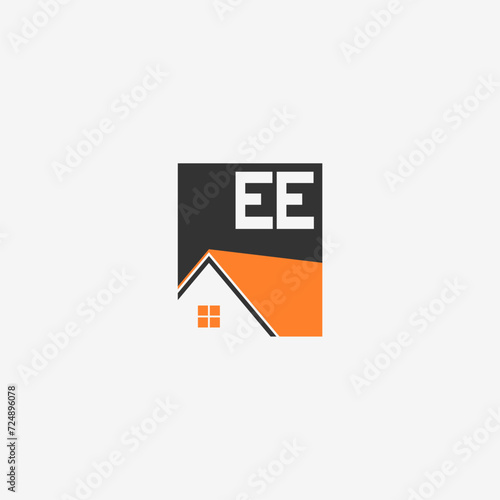 EE Initial Real Estate Logo Vector Art, Icons, and Graphics