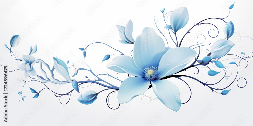 Fototapeta premium Floral Flower Decorative Background for wedding and Pretty Designs and Websites