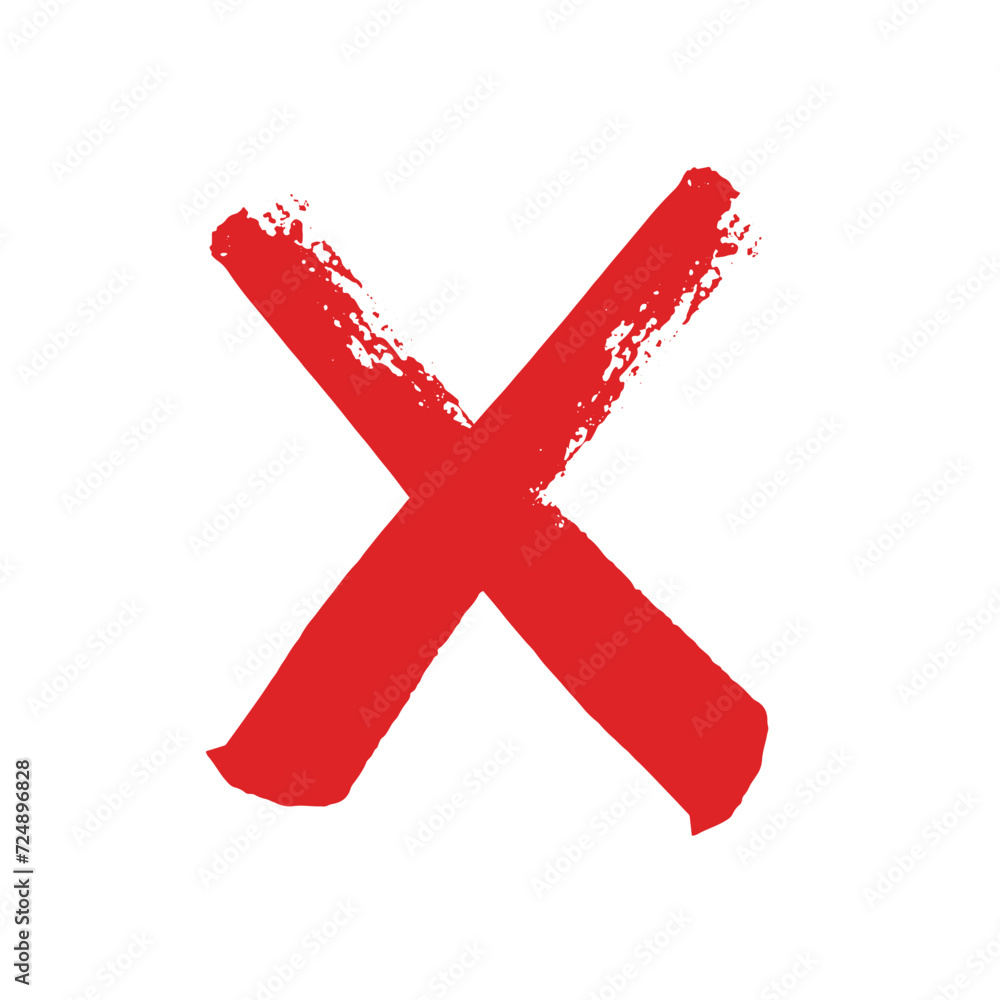 Obraz premium red cross icon 