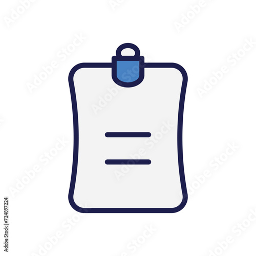 24 hot water bottle icon with white background vector stock illustration