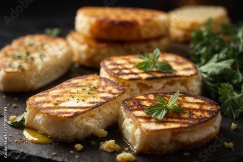 grilled loin cheese (Halloumi)