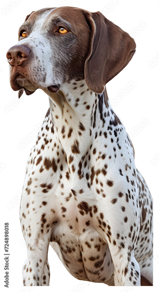 Portuguese Pointer dog, full body