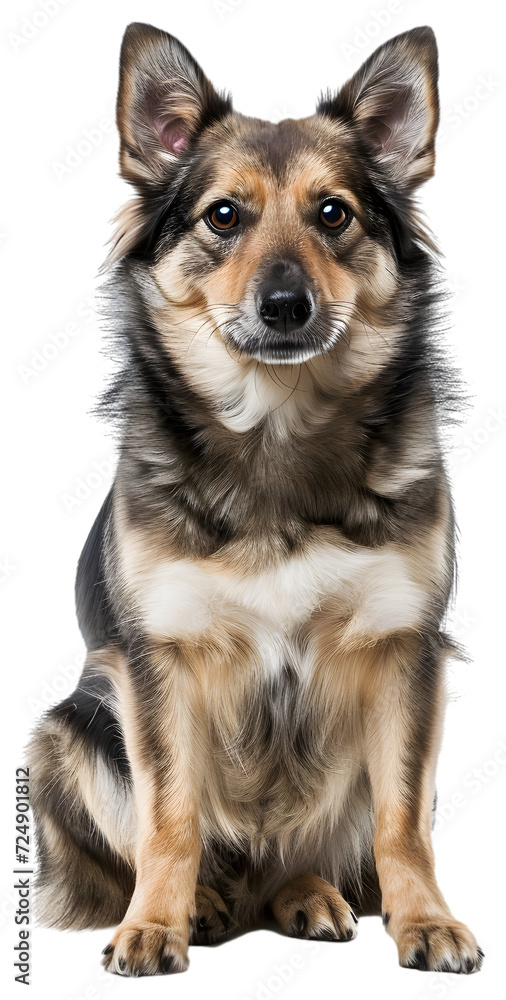 Swedish Vallhund dog, full body.