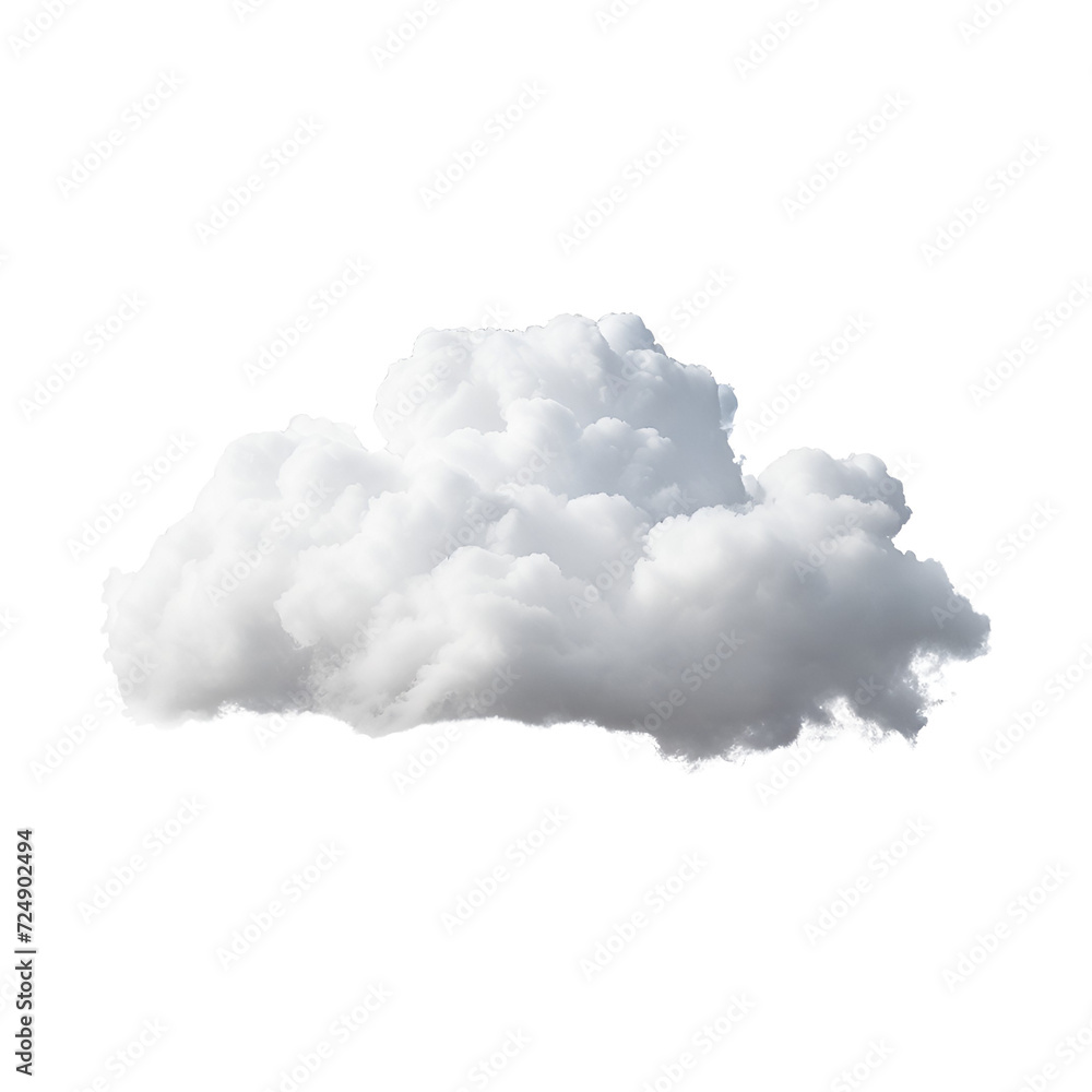 Realistic White Cloud on Sky: A Photo, Isolated on Transparent Background, PNG Realistic White Cloud on Sky: A Photo, Isolated on Transparent Background, PNG