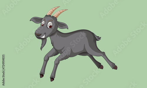 illustration of a goat