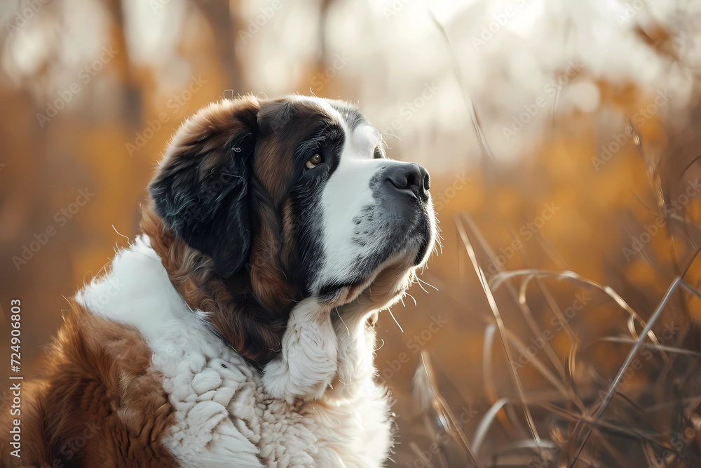 Saint Bernard - Originating from Switzerland, this breed is known for its large size and gentle demeanor