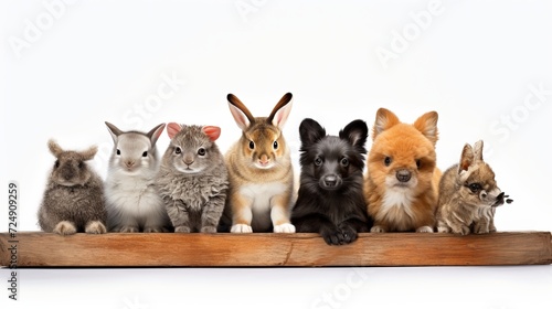 Cute group of animals