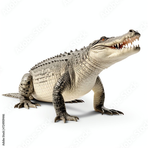 crocodile isolated on white © singgih