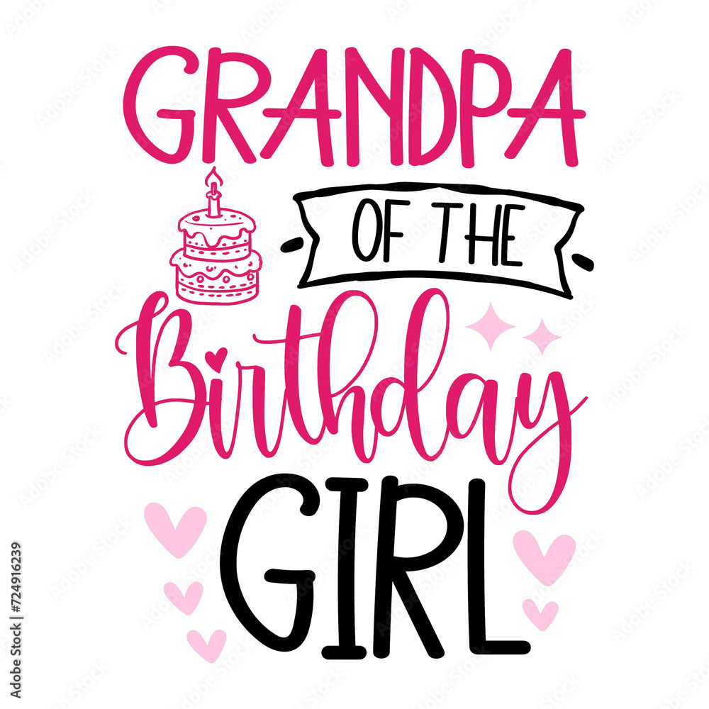 Birthday typography design on plain white transparent isolated background for card, shirt, hoodie, sweatshirt, apparel, tag, mug, icon, poster or badge