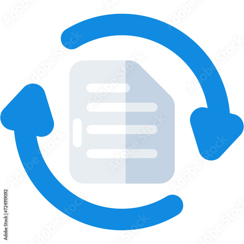Premium download icon of file update 