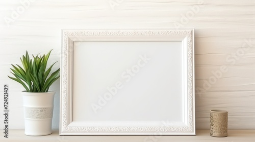white frame mockup