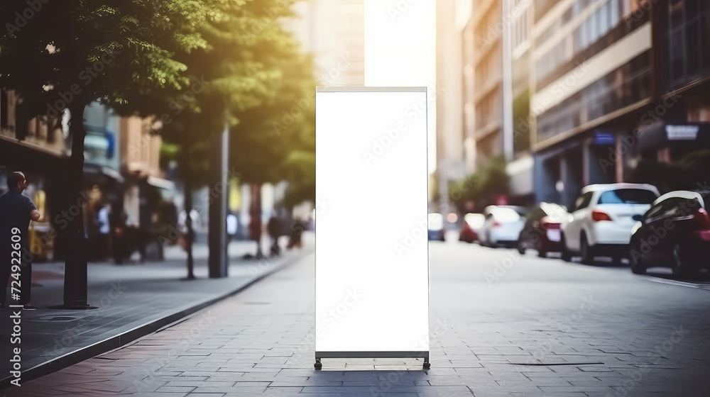 blank rollup banner standee mockup blank rollup banner standee mockup