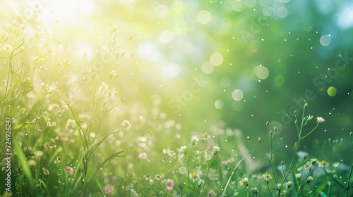 grass and sunlight.illustration of a summer background
