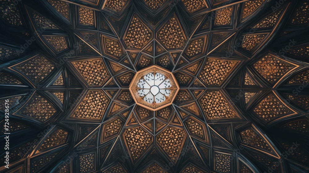 Full frame shot of patterned ceiling