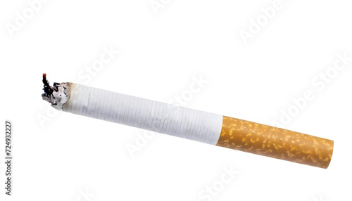 Illustration of burning cigarette.